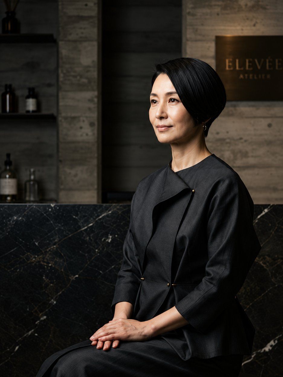 Mirei Takahashi, seated